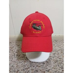 US Marine Hat Mens One Size Red USMC